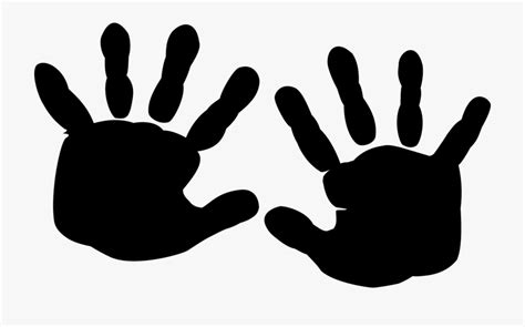 Download 428+ baby handprint silhouette Cut Images